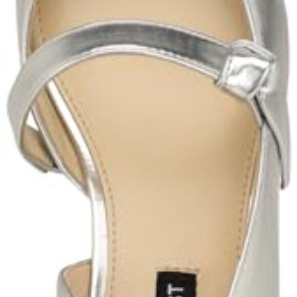 Pointy Toe Dress Flats with Strap, Faux Leather, Size 5-12 - Picture 7 of 8